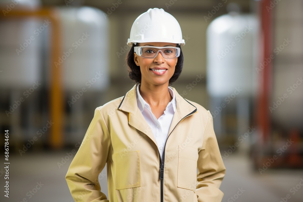 Female Leadership in Action: A Confident Engineer Ensures Safety and Excellence in Construction Operations Female Leadership in Action: A Confident Engineer Ensures Safety and Excellence in Construction Operations