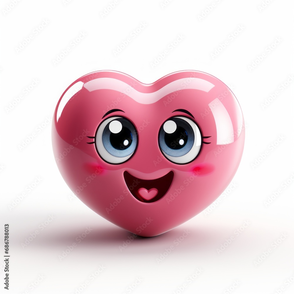 a cute little heart with eyes a cute little heart with eyes