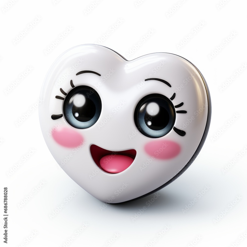 a cute little heart with eyes a cute little heart with eyes