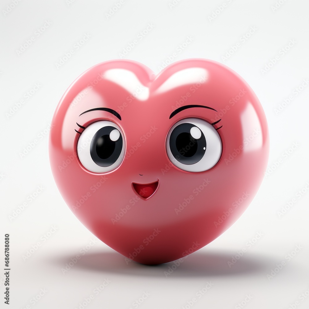 a cute little heart with eyes a cute little heart with eyes