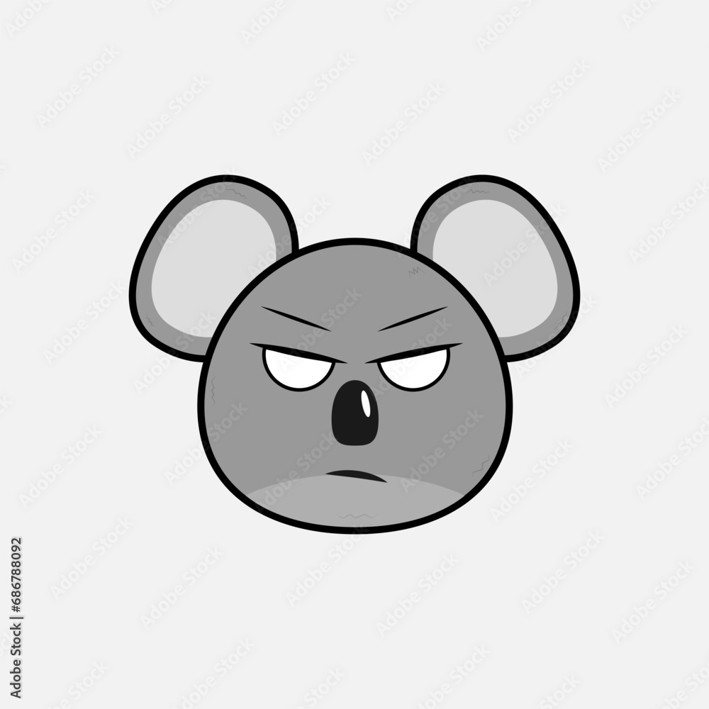 Vector illustration of Koala with emotions
Vector illustration of Koala with emotions