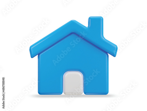 real estate mortgage loan concept 3d home vector icon illustration