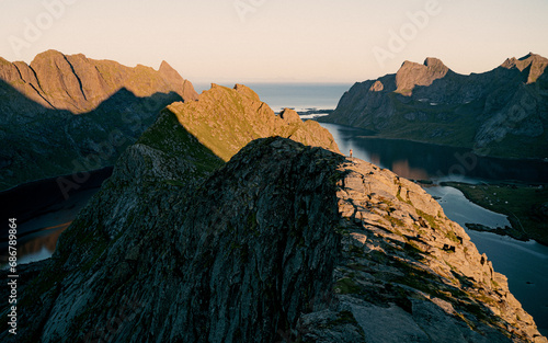 Hiking in Lofoten, Norway