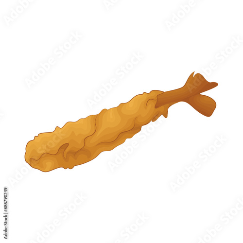 shrimp tempura illustration 