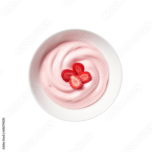A Bowl of Strawberry Yogurt...