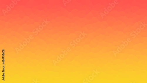 Geometric orange background with triangular polygons. Abstract design. Vector illustration.