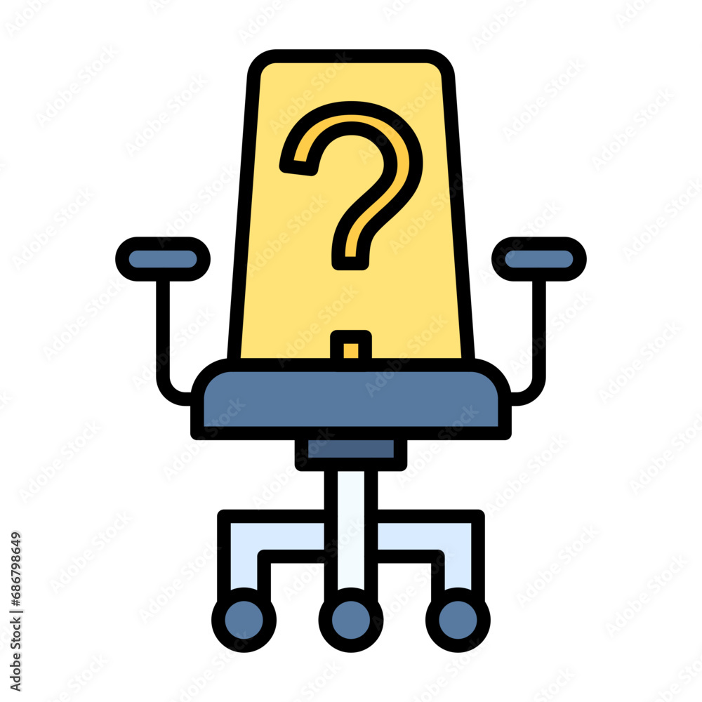 Job Vacancy Flat Multicolor Icon Job Vacancy Flat Multicolor Icon