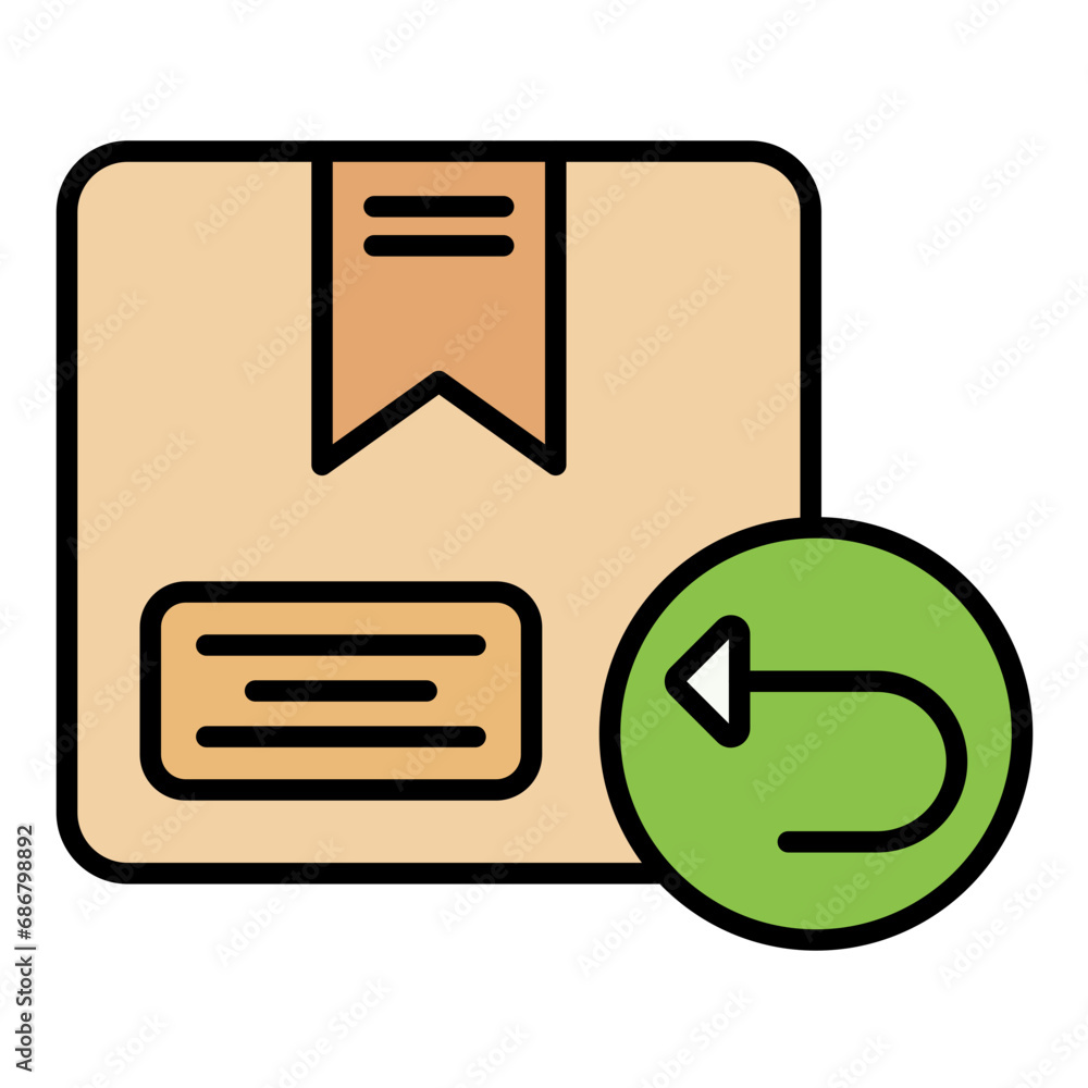 Logistic Replacement Flat Multicolor Icon Logistic Replacement Flat Multicolor Icon