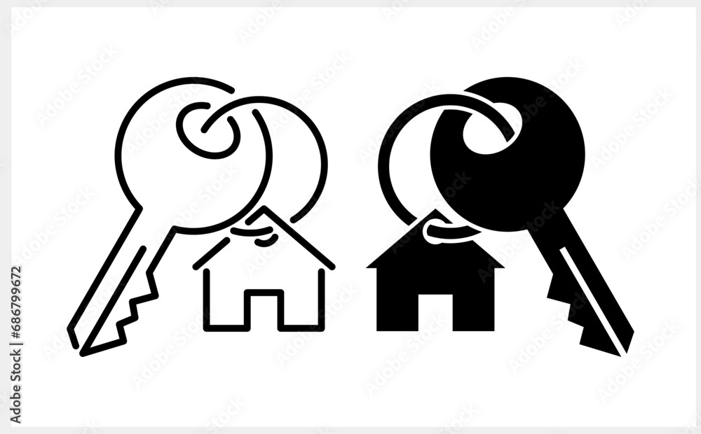 Real estete icon isolated Stencil key clipart Vector stock illustration EPS 10 Real estete icon isolated Stencil key clipart Vector stock illustration EPS 10