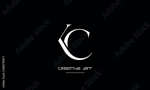 CK, KC, C, K abstract letters logo monogram photo