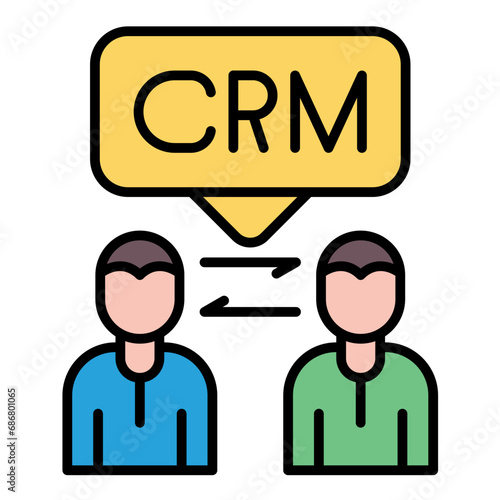 Crm Methodologies Flat Multicolor Icon
