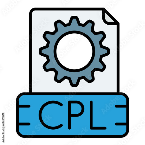 Cpl Flat Multicolor Icon