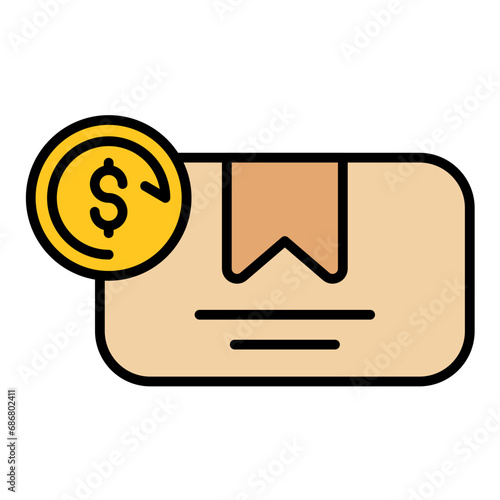 Refund Flat Multicolor Icon