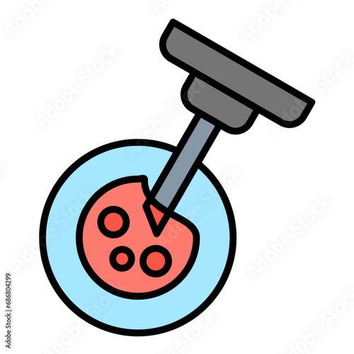 In Vitro Fertilization Flat Multicolor Icon