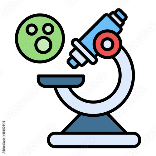 Research Flat Multicolor Icon