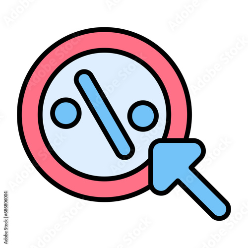 Ctr Flat Multicolor Icon