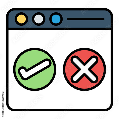 Consent Flat Multicolor Icon