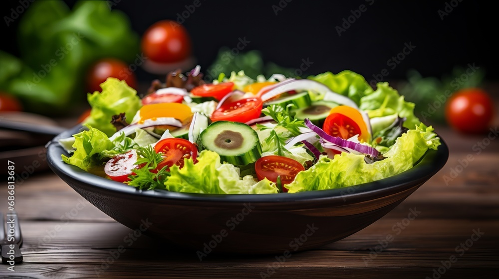A lettuce salad that is both delicious and healthy A lettuce salad that is both delicious and healthy
