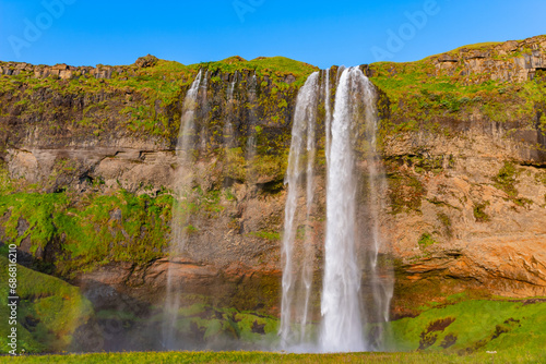 Beautiful Seljalandsfoss waterfall