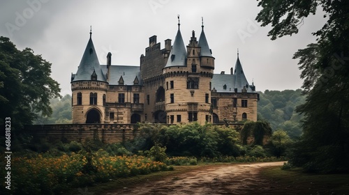 There is a small building that resembles a castle and has a structure. © Ruslan