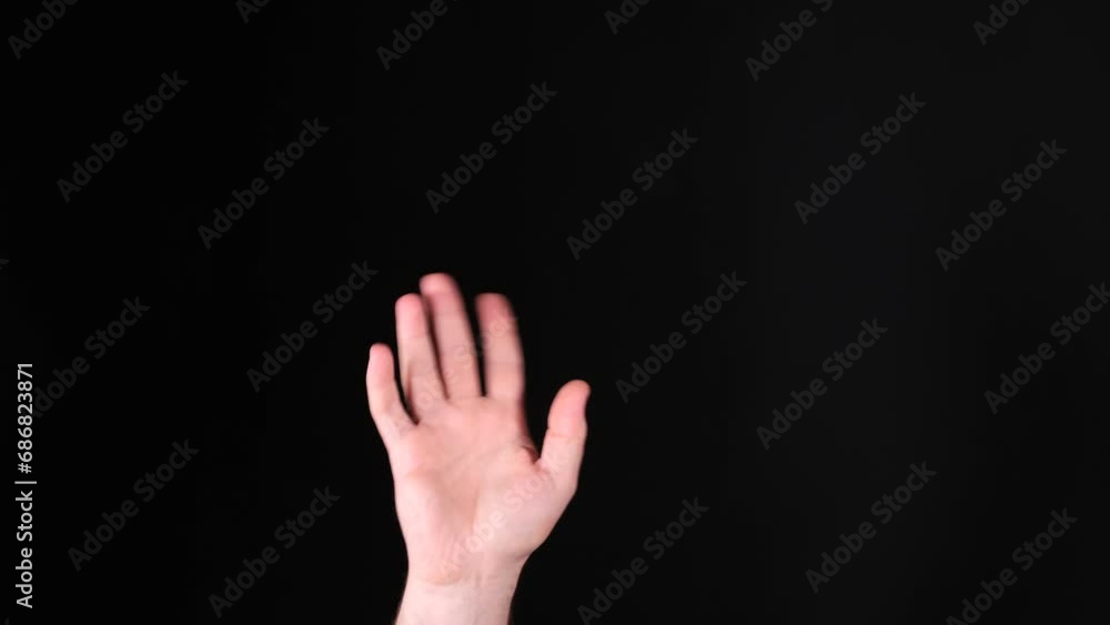 waving hand movement waving hand movement