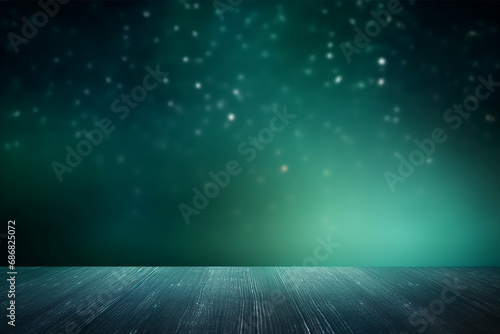 Dark, Blurry, Simple Background with Green Abstract Background Created with Generative AI Tools