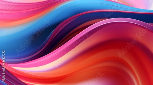 abstract background with smooth lines in pink  blue  and purple colors