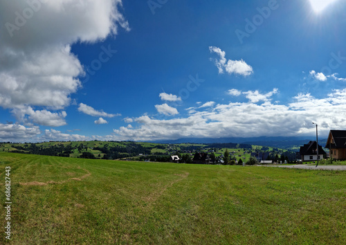 view of the Tatras and Beskids. Poland