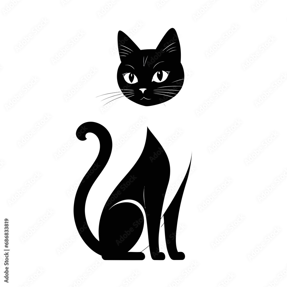 black and white cat black and white cat