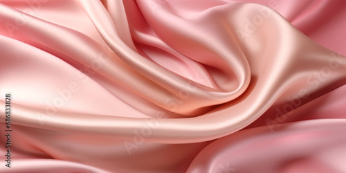 silk fabric with soft folds, textile background