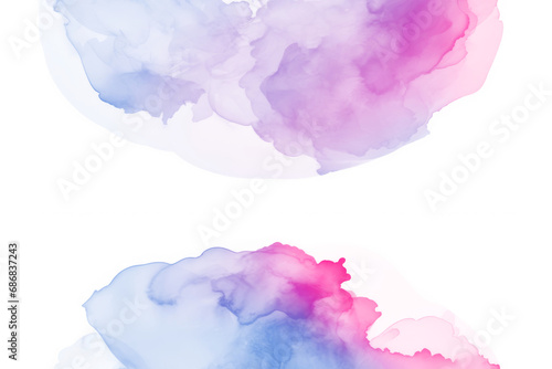 Abstract pink and purple watercolor background, shape, design element. Colorful hand painted texture. abstract splash background