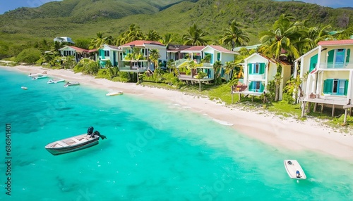 Fototapeta Naklejka Na Ścianę i Meble -  holiday paradise sea sand beach suitable as a background