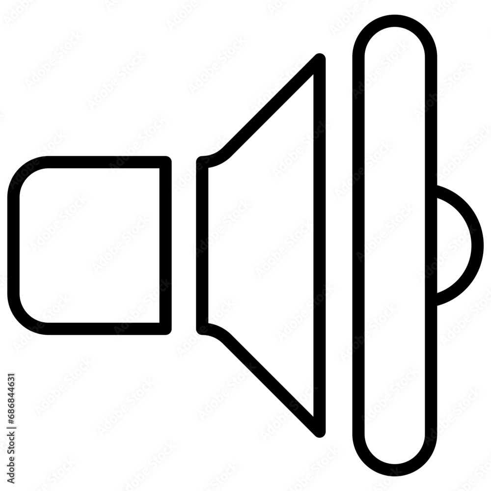 speaker line icon speaker line icon