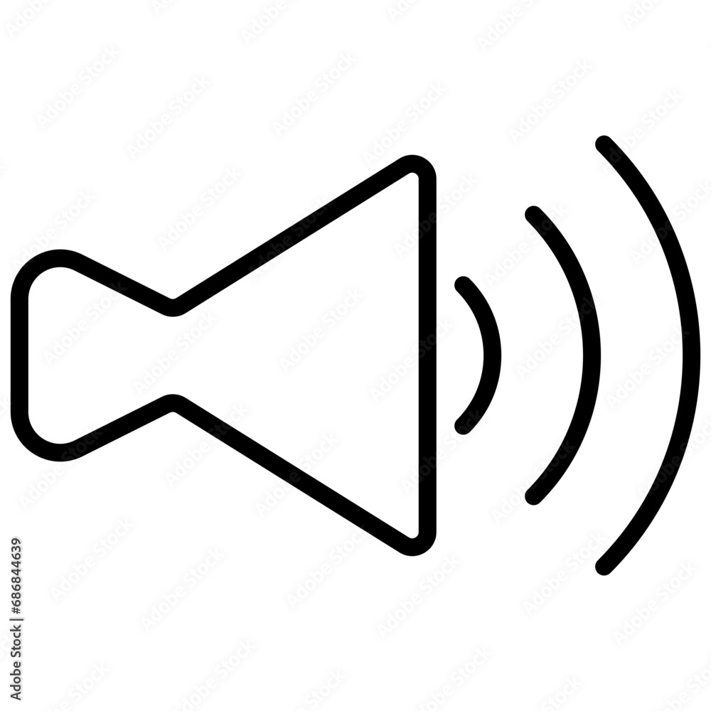 speaker line icon speaker line icon