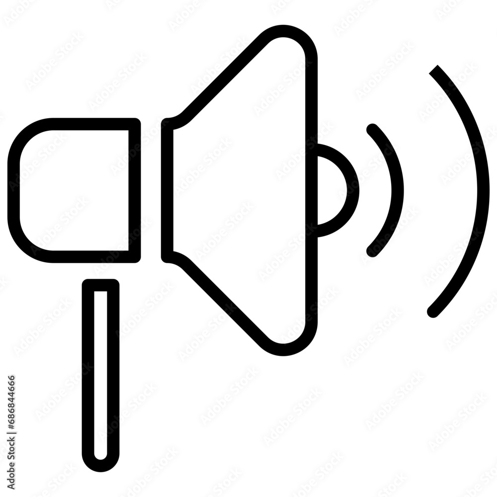 speaker line icon speaker line icon