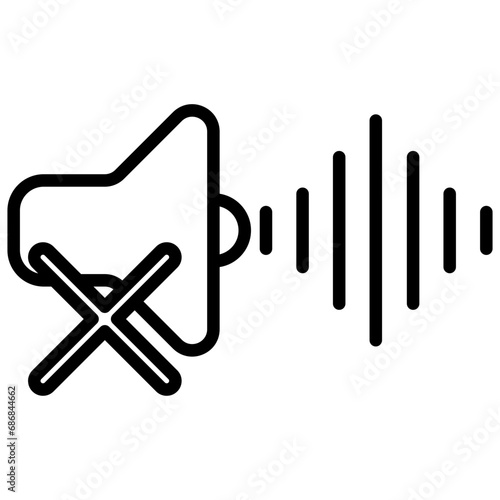 speaker line icon