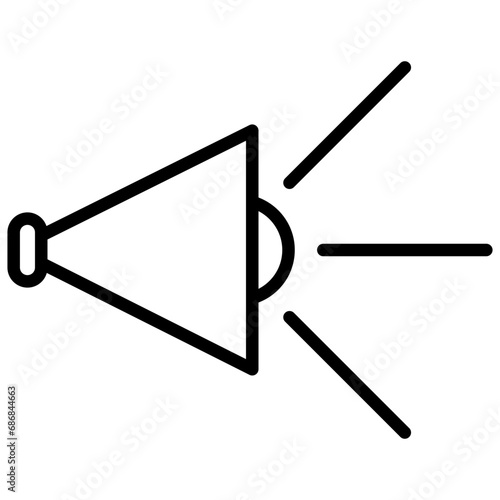 speaker line icon
