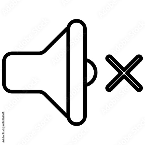 speaker line icon