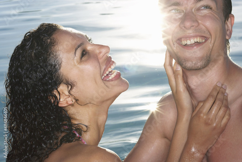 Couple in Swimming Pool photo