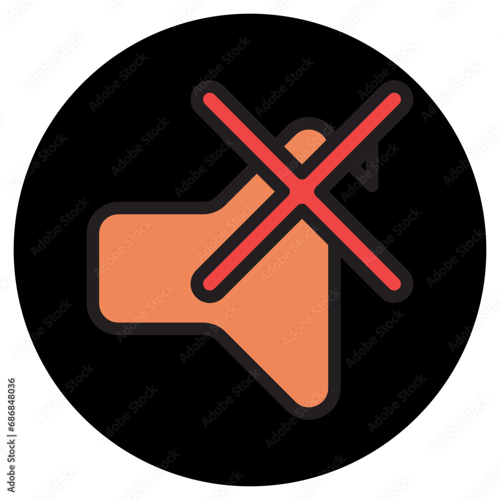 Obraz premium speaker color icon