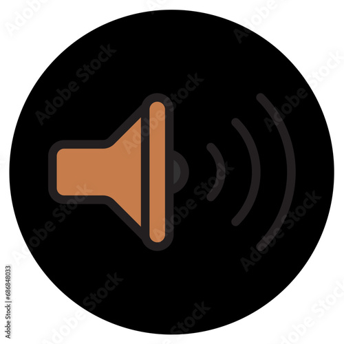 speaker color icon