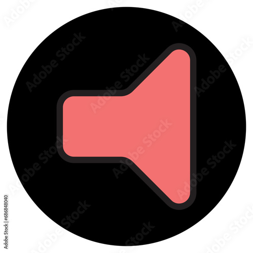 speaker color icon
