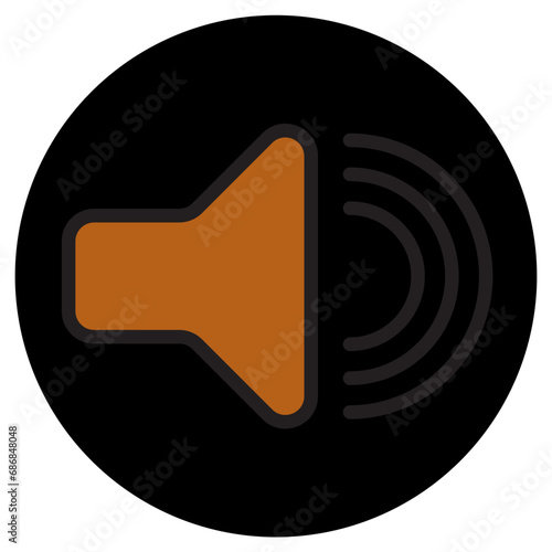 speaker color icon