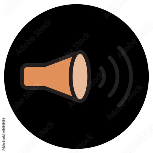 speaker color icon