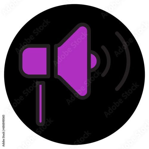 speaker color icon