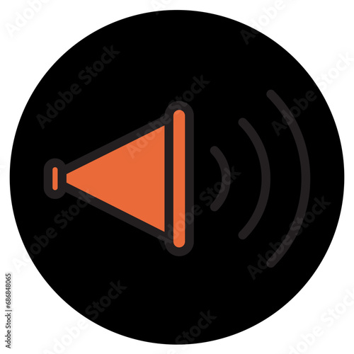 speaker color icon