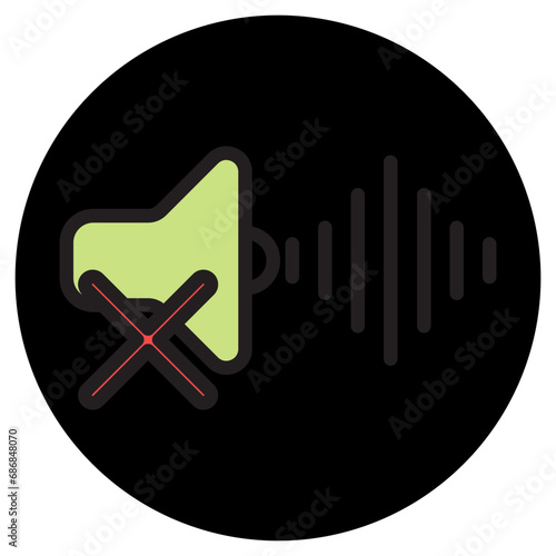 speaker color icon