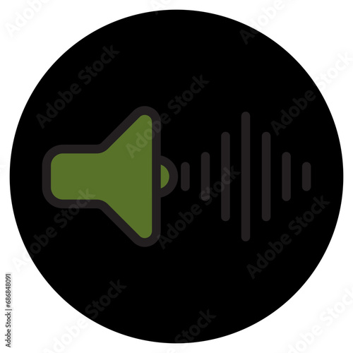 speaker color icon