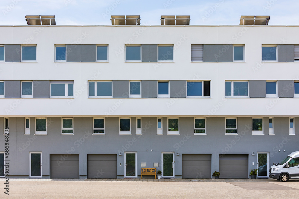 Germany, Baden-Wurttemberg, Esslingen, New residential building Germany, Baden-Wurttemberg, Esslingen, New residential building