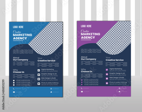 Corporate Business flyer design template
